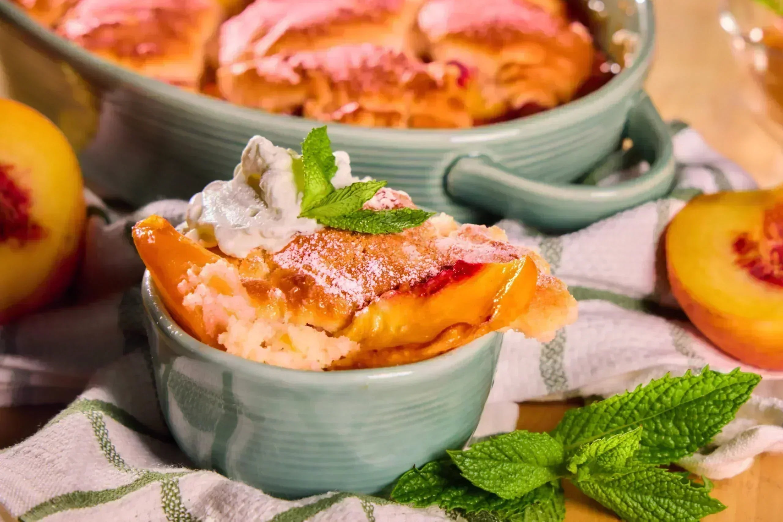 How to Make Peach Cobbler: From Filling to Doneness