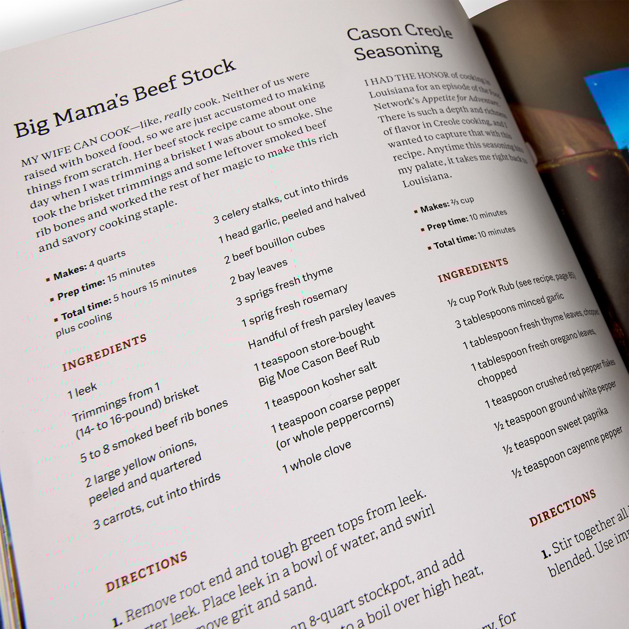 Big Moe's Big Book of BBQ, 75 Recipes From Brisket and Ribs to Cornbread and Mac and Cheese by Moe Cason