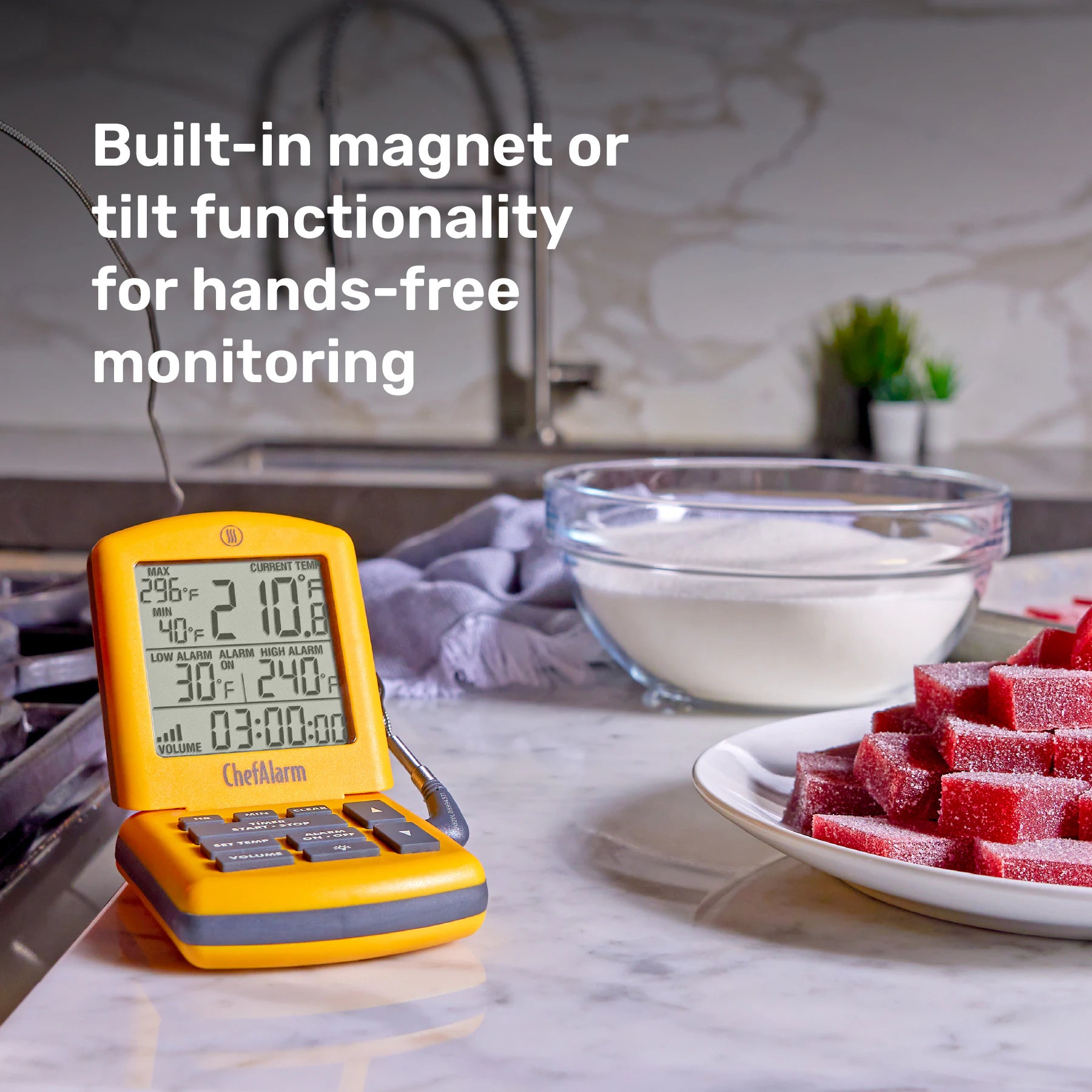 ChefAlarm® Cooking Alarm Thermometer and Timer