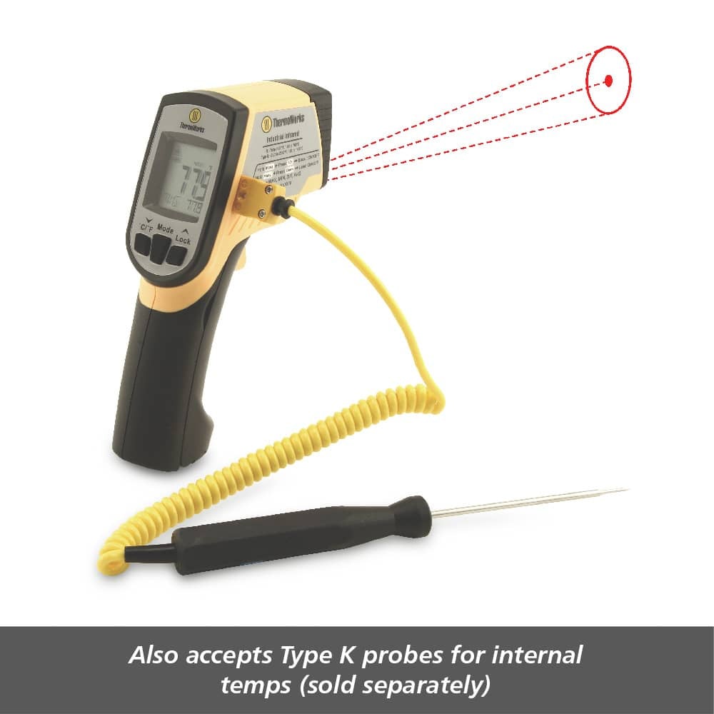 Hi-Temp Industrial IR w/Circle Laser  (IR-IND)