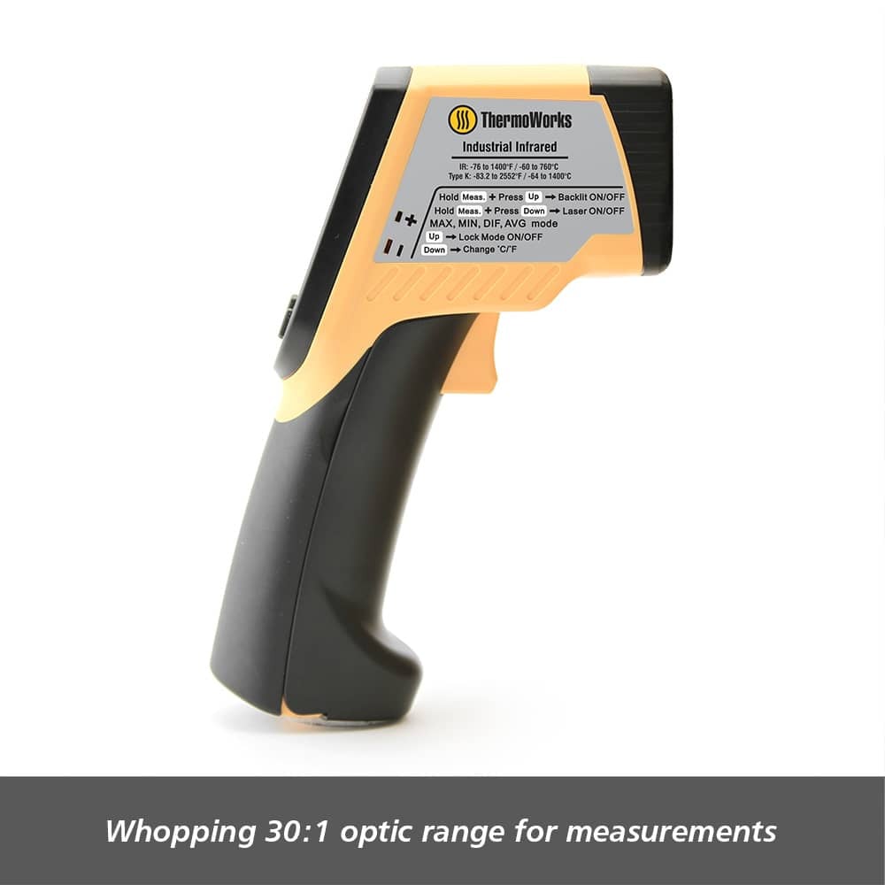 Hi-Temp Industrial IR w/Circle Laser  (IR-IND)