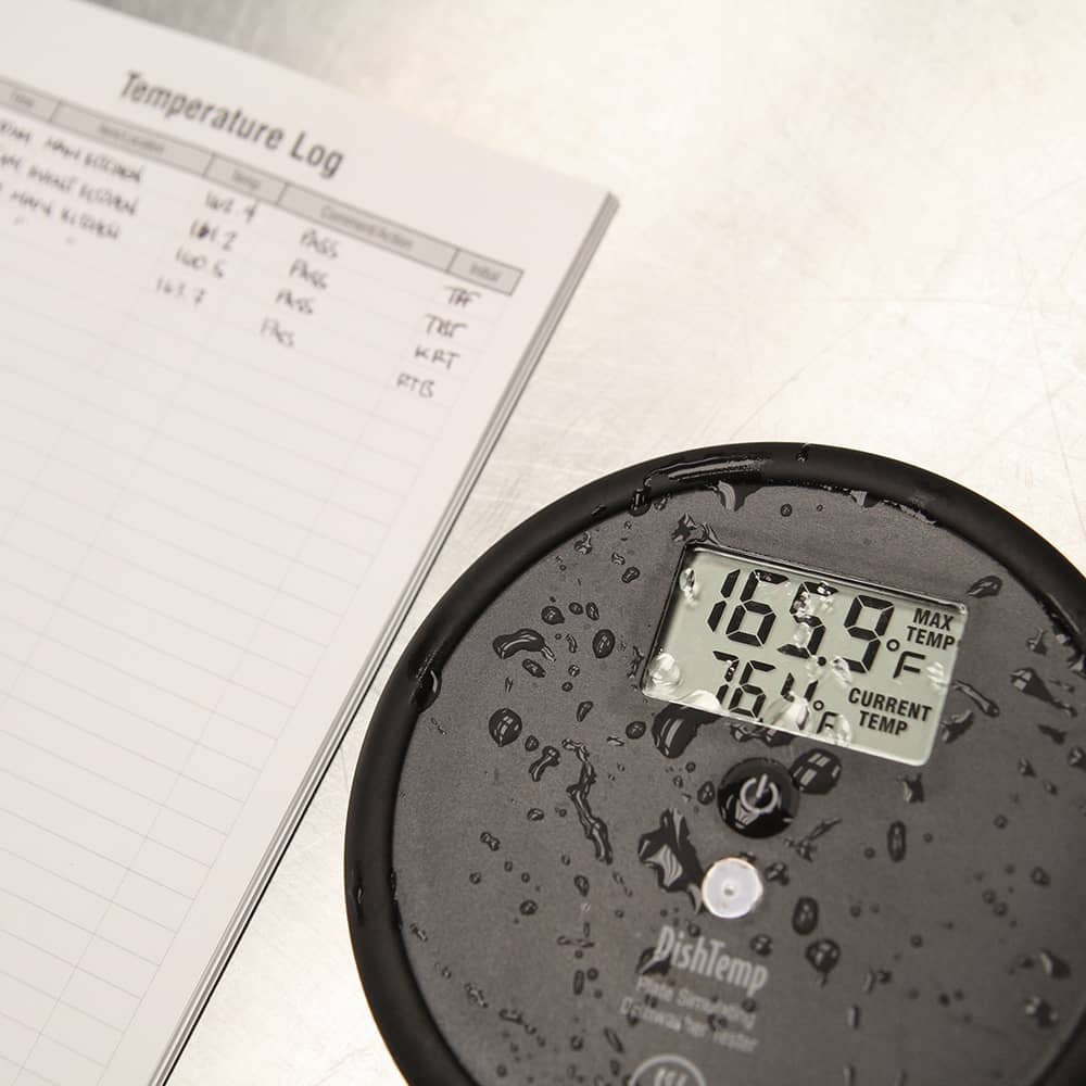 DishTemp® - Plate-simulating Dishwasher Thermometer - Open Box Special
