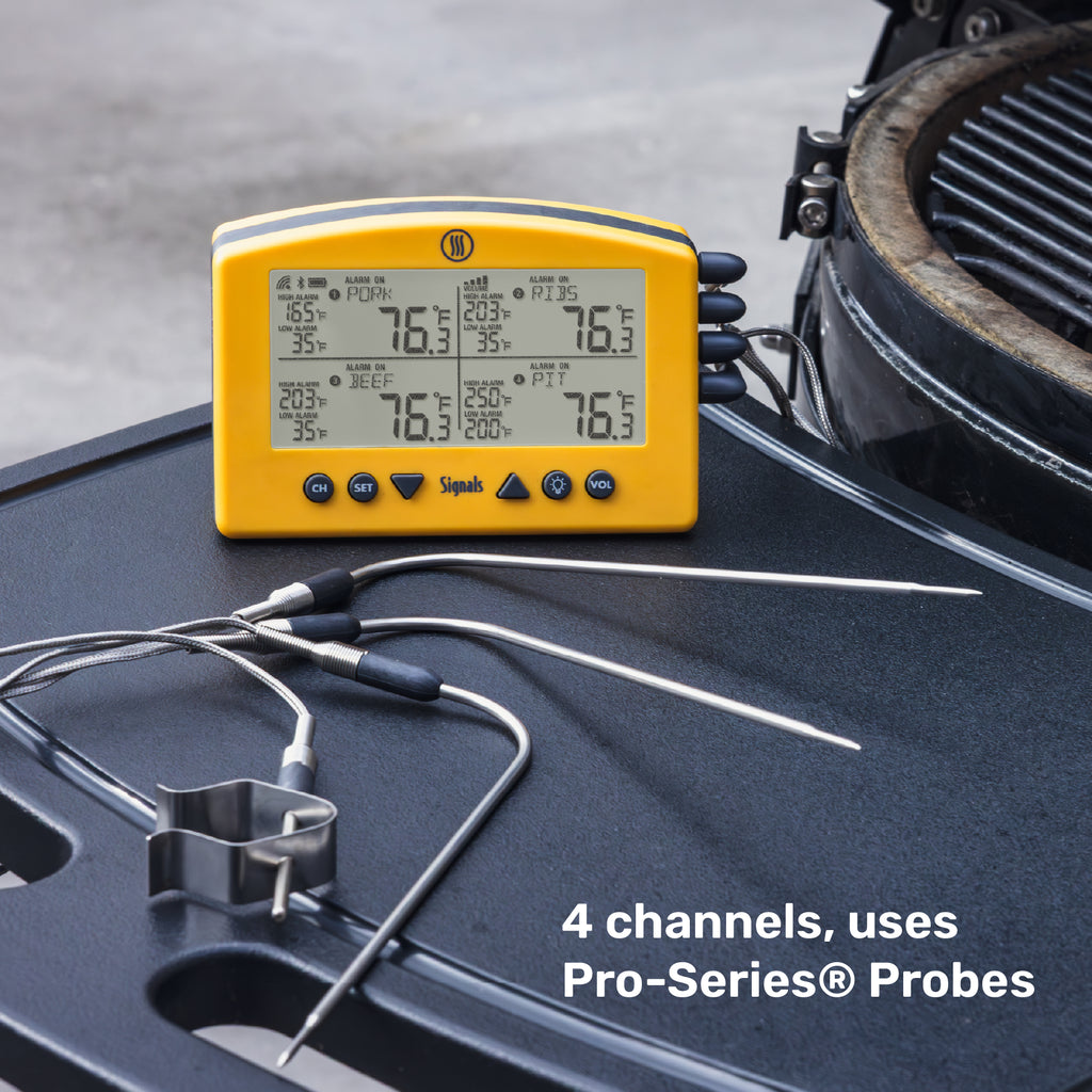 Signals™ BBQ Alarm Thermometer with Wi-Fi and Bluetooth® Wireless Technology