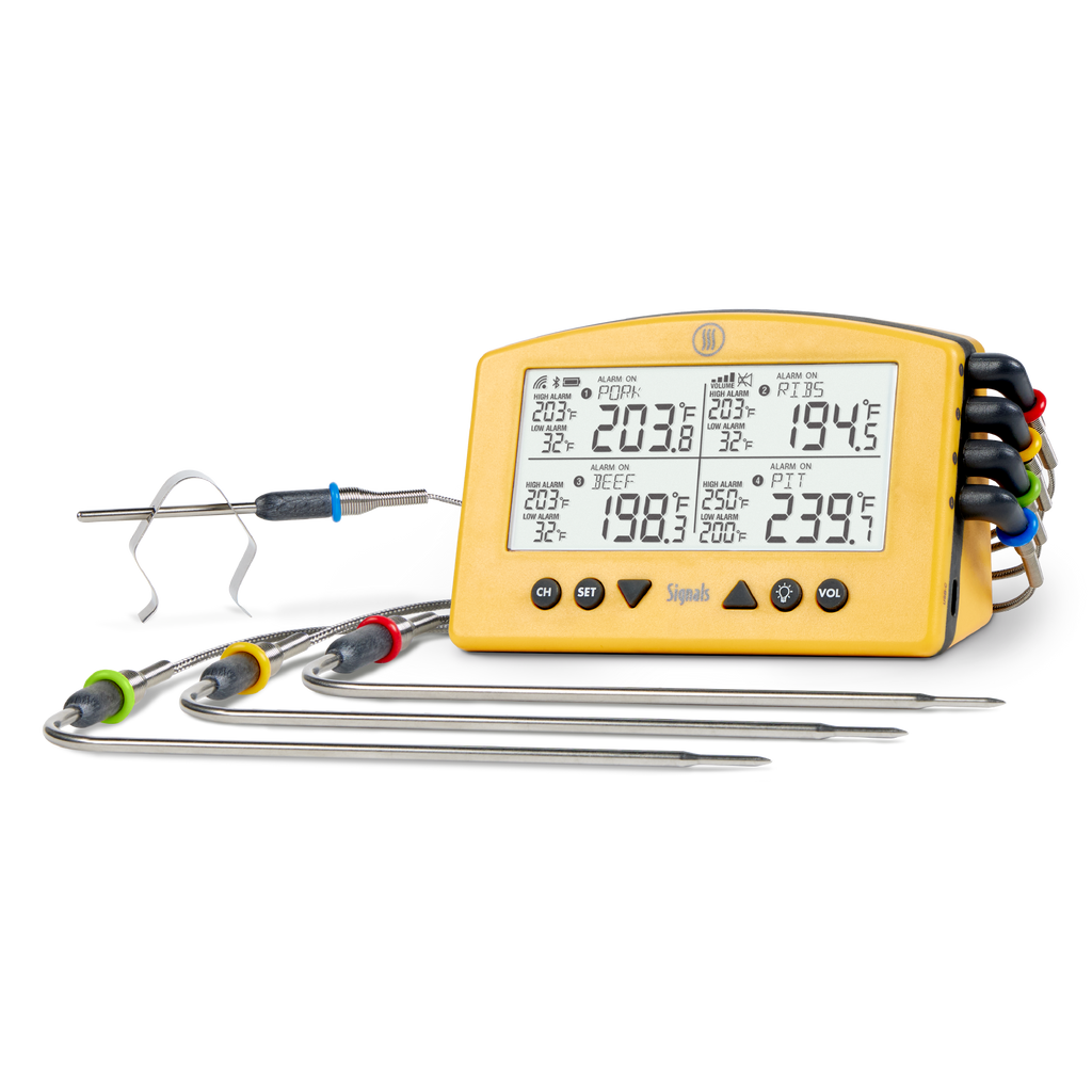 Signals™ BBQ Alarm Thermometer with Wi-Fi and Bluetooth® Wireless Technology