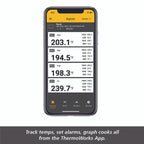 Signals™ BBQ Alarm Thermometer with Wi-Fi and Bluetooth® Wireless Technology