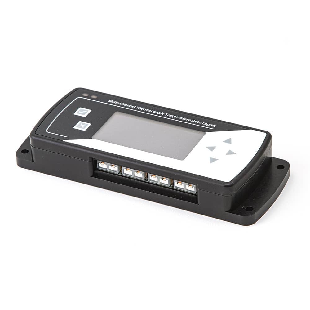 LogMaster 4-Channel Thermocouple Logger, LCD Display