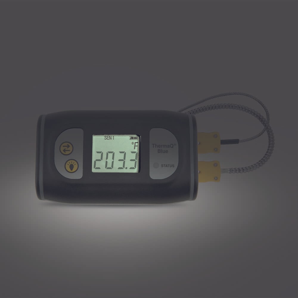 ThermaQ® Blue Thermocouple Alarm Thermometer