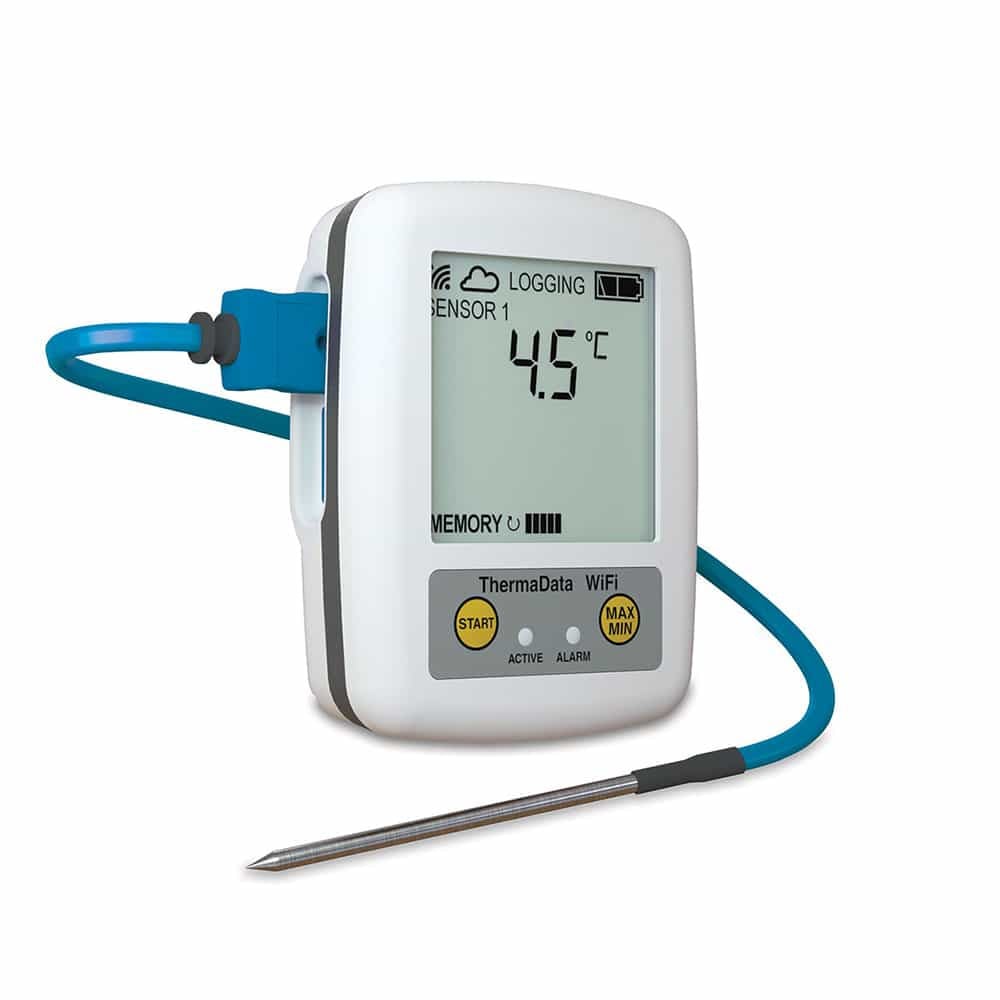 ThermaData® WiFi Thermocouple Logger (2 channel, Type T) (DDL)