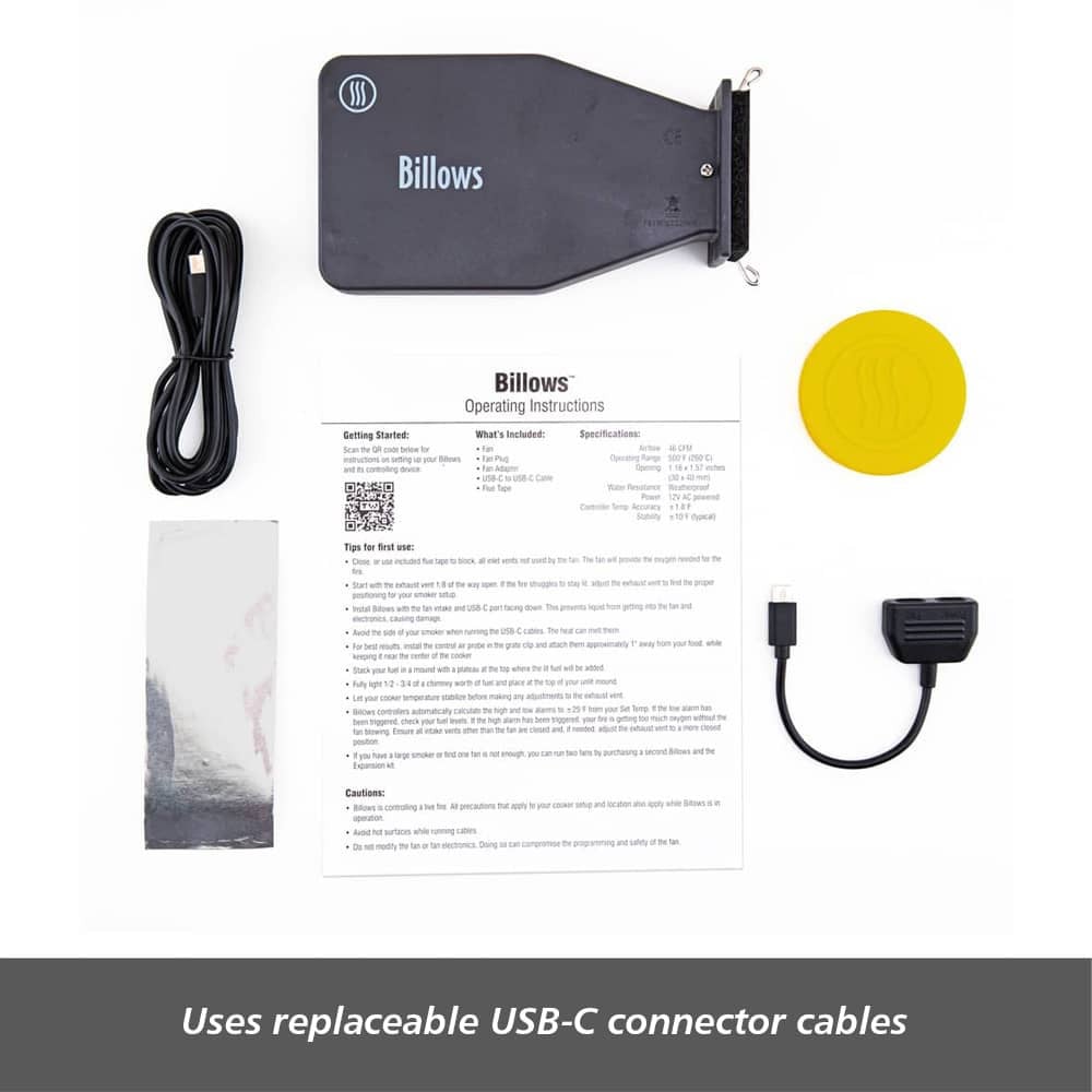 Billows® BBQ Temperature Control Fan Kit