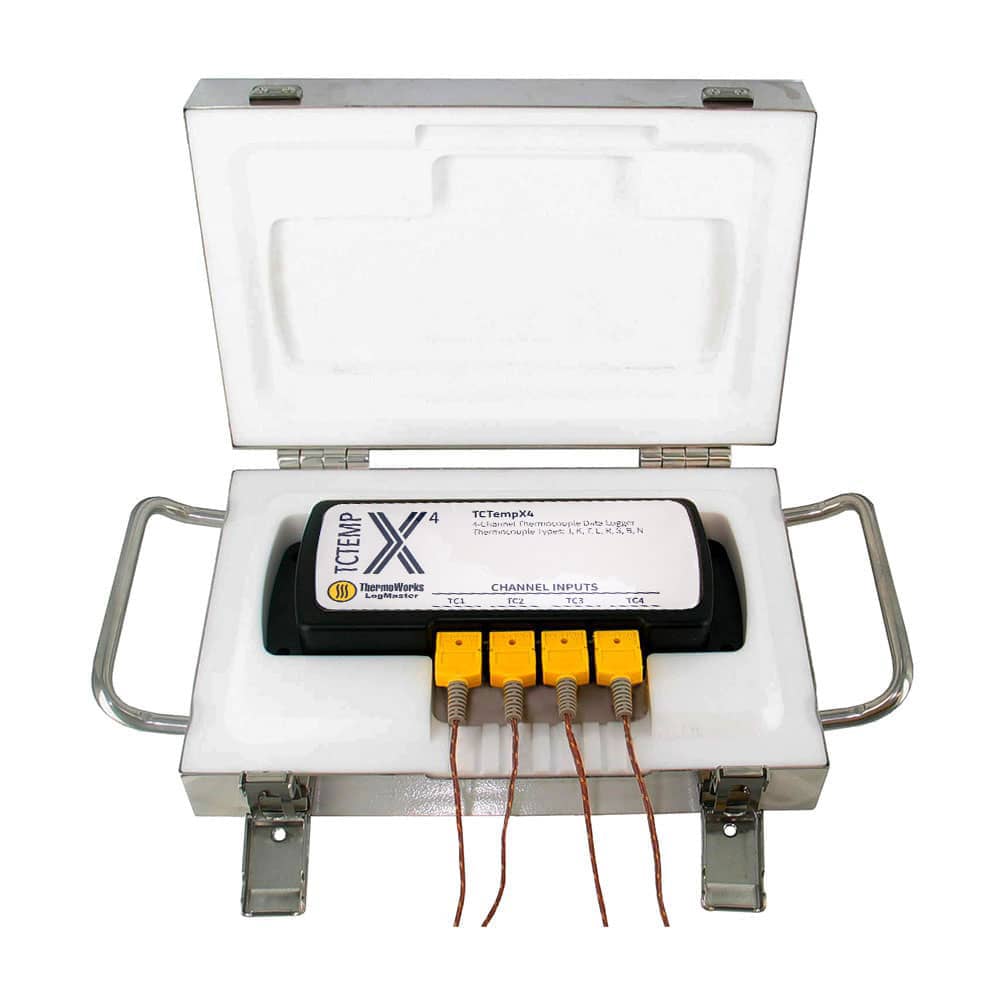LogMaster 4-Channel Hi-Temp Oven Logger (ThermoVaultX4)